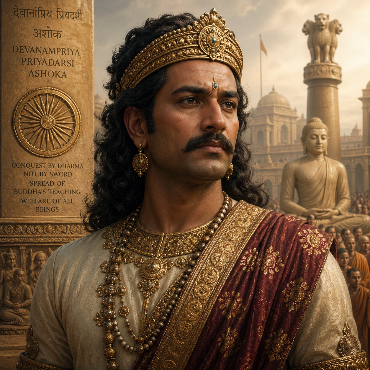 Portrait of Ashoka the Great