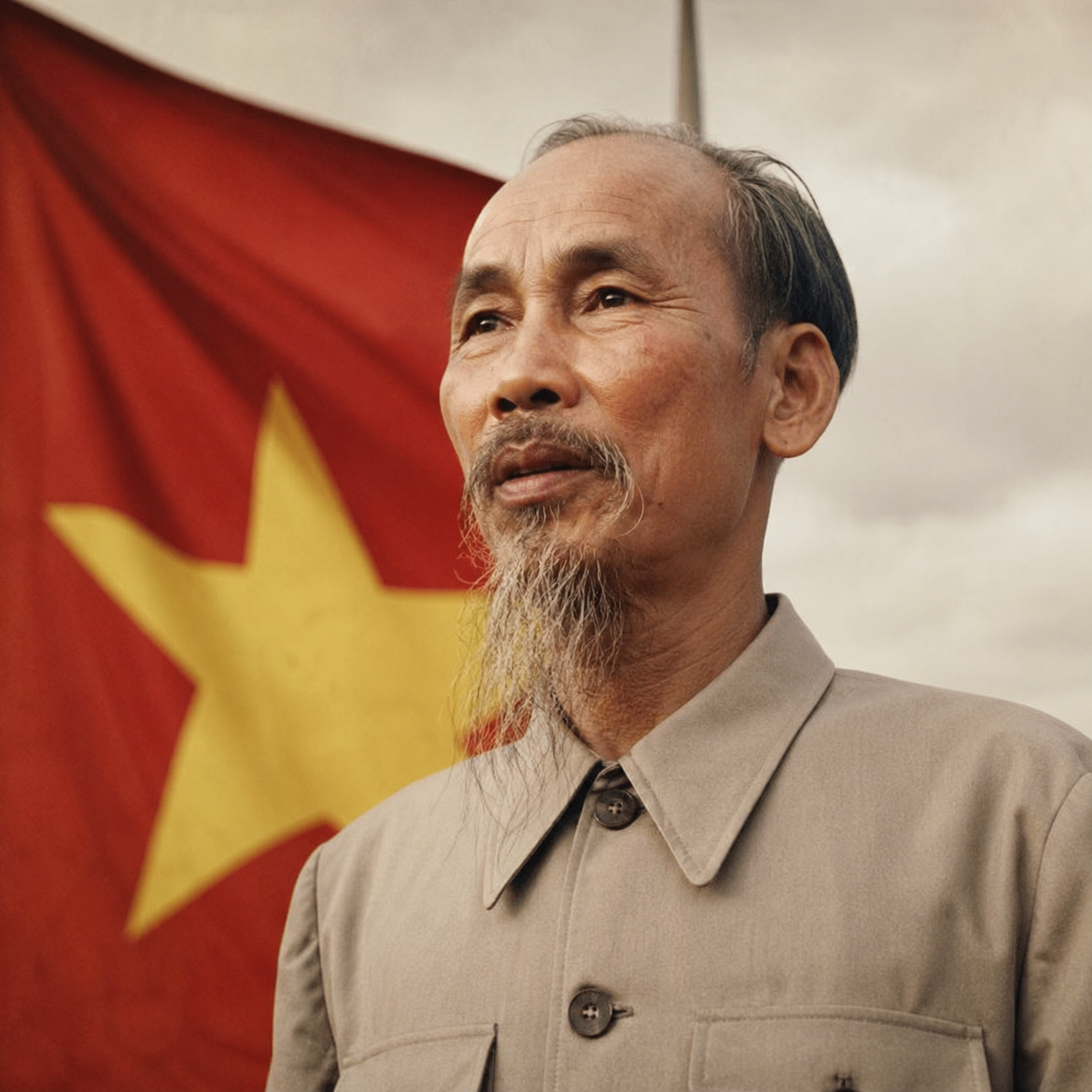 Portrait of Ho Chi Minh