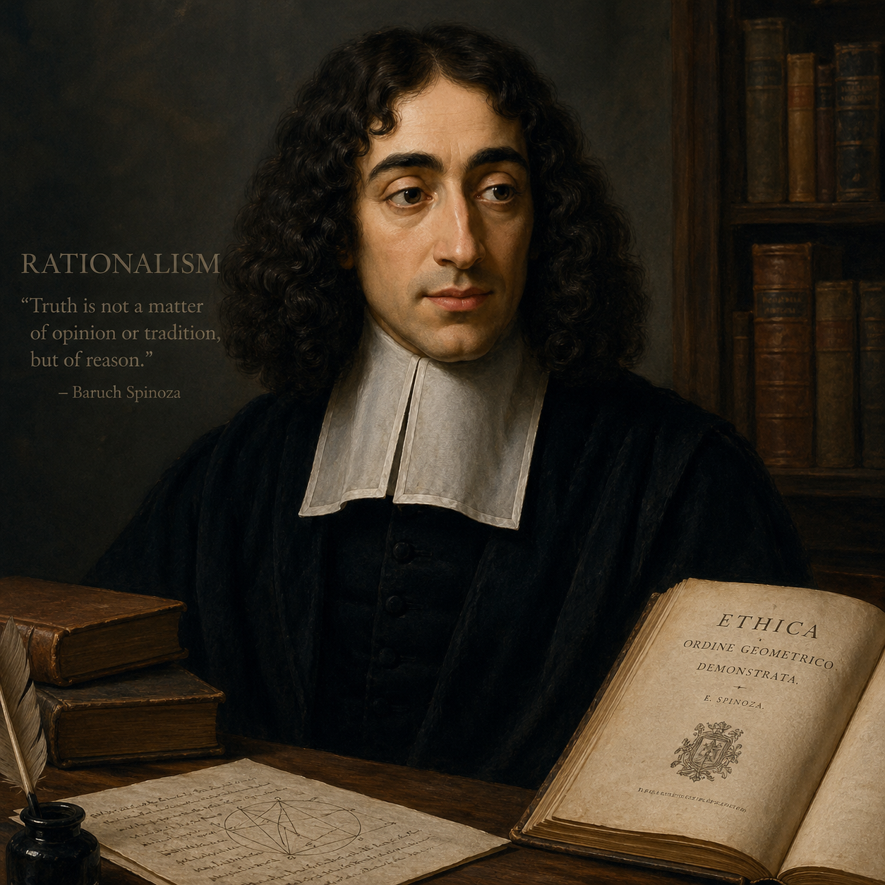 Portrait of Baruch Spinoza