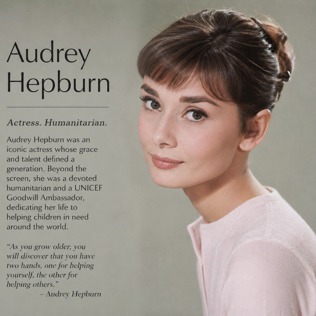 Audrey Hepburn